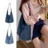 Sacs à bandoulière Fashion Bucket Tote Bag Denim Sac à main Messenger Grande capacité Casual Shopping