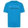 F1 Team Racing 2024 T-shirt Fórmula 1 MonS driver T-shirt Summer Sport Casual Brand Sleeves Short Jersey Men Mulheres Tops de camisetas