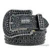 Mannen 2023 Vrouwen Bb Simon Riem Luxe Designer Riem Retro Naald Gesp Riemen 20 Kleur Kristal Diamant Yucheng02238C