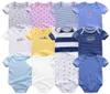 Unie Born Pagliaccetti per neonati Abbigliamento 7 pezzi Lotto Tute per neonati 100 Cotone per bambini Ragazze Ragazzi Vestiti per neonati 2206028526219