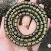 Bracelets en bois de santal vert multi-cercles, 0.8 108, Bracelets culturels ludiques pour hommes et femmes, perles de prière avec parfum de prune