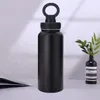 Water Bottles Magnetic Phone Holder Bottle 1000ml Insulated Stainless Steel With High Temperature For 12/24