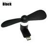 Ventilateurs électriques Creative Portable Micro Mini Fan Téléphone portable Chargement Trésor USB Gadget Refroidissement pour Type-C Android USB-C 240316