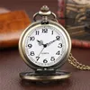 Pocket Watches Vintage Bronze Spider Web Watch Steampunk Hollow-out Quartz Analog Clock For Men Women Pendant Necklace Chain Timepiece