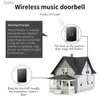 Doorbells Wireless Doorbell 110db Welcome Friend Smart 300 Meters Long Distance 60 Songs 5 Level Volumes Home Door ChimesH240316