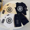 Designer Bear Kids Set Baby T-shirt Shorts Set Kläder Barn Youth Boys Girls Clothing Summer Sports Baby Duits Storlek 2-10 år