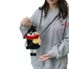 Shoulder Bags 2024 Trendy Crochet Bag Curly Hair Girl Pattern Crossbody For Women Versatile Knitted Cellphone
