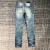 Jeans voor heren Y2k Jeans Designer Jeans Skinny jeans voor heren Desig Ritssluiting Kleuren Lange nijlpaardsticker Borduren Slim Denim Recht Streetwear Skinny Winter01 18