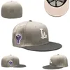 Mens Baseball Full Closed Caps A's Letter Green Color Bone LA Men Women Yellow Black Blue All Teams Sport 2024 World Fitted hats stitched Love Hustle SV7-03