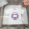 كلاسيكيات الطفل tshirt أنماط متعددة الأولاد تي شيرت حجم 100-160 سم مصمم الأطفال ملابس الشعار طباعة الفتيات القصيرة الأكمام 24Mar