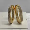 Ny designer Swan Stud örhängen för kvinnor män diamant inlagd lyxklassiker halsband örhänge mode och enkla cirkulära par örhängen smycken gåvor