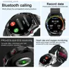 Inne zegarki nowe 2023 EKG+PPG Smart Bluetooth Call Muzyka Man Sports Waterproof Luksus Smart for Android iOS Y240316