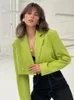 Abito da donna autunno blazer Completo da due pezzi Blazer con colletto turndown Top e gonne a pieghe Abiti Femme High Street Y2K 240309