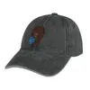 Berets Chocolate Lab med Hippo Toy Cowboy Hat Trucker Black Rave Baseball Men Kvinnor