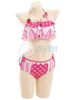 Dames Badmode Zomer Strberry Schattig Badpak Cosplay Anime Vrouwen Sexy Split Bikini Badmode voor meisjes 2022 Maten S-XLC24315