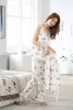 Sleepwear 3 PCs/Conjunto de maternidade impressa Nursing SleepWear