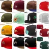 39 couleurs Chapeaux ajustés de baseball pour hommes Fleurs classiques Couleur rouge Angeles "Hip Hop Chicago Sport Casquettes patch entièrement fermées Chapeau Stitch SD Brown 25th 1969 Oc16-02