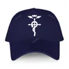 Ball Caps Unisex Merk Baseball Cap Boyfriend Hoeden Fullmetal Alchemist Anime Cartoon Mannelijke Volwassen Mode Ademend Casual Zonnehoed