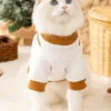 Costumi per gatti Q6PE Natale Cane Vestire Renna Vestiti Cucciolo Gattino Abbigliamento Accessori Cosplay