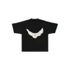 designer kanyes wests shirt hoodie 23ss Trendy Brand Three Party Co Branded Peace Dove Printed Short Sleeved T-shirt for Men and Women High Street Half Sleeved Shirt