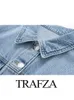 Vestidos casuais básicos trafza moda fe vintage lapela longo sle casual denim cinto midi vestido outono novo feminino doce bolso sólido dressc24315