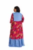 فساتين أساسية غير رسمية جديدة نمط جديد أفريقي plussan caftan 100 ٪ القطن Abaya o-neck Jilbab Dashiki Caftan Boubou Dressal Dressal for Womens Kaftanc24315