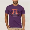 Hommes t-shirts été hommes chemise drôle Pi Cycle vélo maths robe tendance de la mode