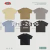 T-shirt da coppia di marca di moda di strada stile retrò a manica corta oversize lavato primavera ed estate 2024