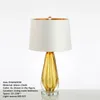 Table Lamps OULALA Nordic Glaze Lamp Modern Art Iiving Room Bedroom Study El LED Personality Originality Desk Light
