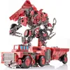 Brinquedos de transformação Robôs AOYI novo 8 em 1 Devastator transformação filme brinquedos Anime figura legal veículos de engenharia modo carro Robô menino DD04 DD03 2400315