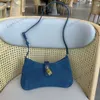 Designer Le Bisou Ceinture Underarm Bag Fashion Lock Catch Shoulder Bag Suede Handbag Women Shoulder Bag Luxury Small Round Ball Classic Female Shopping Tote 240316