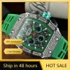 2024 Diamond-set Border 6-pin Multi-function Movement Men's Watch Top AAA Brand Luxury Watch Men's Automatic Watch