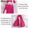 Stage Wear Sexy Glitter Belly Dance Costume Set Female Swing Skirt Oriental Training Suit For Women Bellydancing Performance Clothing