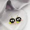 Dangle Earrings Fashion Cartoon Anime Faceless Men Aering Alloy Drop Oil Sea Urchin Accessories for Woman Birthday Party Gift