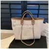 designer bag tote bag Large Capacity Women's Bag New Fashion Commuter Big Bag Chain Beaded Versatile One Shoulder Tote Bag 75% Cheap Outlet wholesale