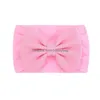 Headbands Baby Girl Solid Color Handmade Bowknots Headbands Children Elastic Headwear Party Club Decor Hair Accessories Drop Delivery Dhrke