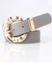 Casual Polished Metal Pin Buckle Women Belt Solid Color Classic PU Leather High Quality Fashion Designer Jeans Waist Belt 240311