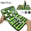 Focus Sight 40 Slot Filtr Watch Organizer Box Grey Watch Straż Upuch Podwójna warstwowa pasek Pasek Organizator Bag177k