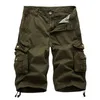 8 Colors Plus Size 29-48 Brand Summer Camouflage Loose Cargo Shorts Men Camo Summer Short Pants Homme Cargo Shorts NO BELT 240408