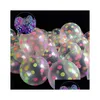 Party Decoration 10Pcs/Lot 12Inch Uv Neon Glow Latex Balloons Star Fluorescent Luminous Helium Blacklight Birthday Decor Supplies Dr Dhx1L