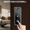 Doorbells Tuya Ring doorbell with wireless camera WIFI outdoor phone smart safety video suitable for homesH240316