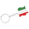 Keychains Ivorys Map Keychain Ethnic Keyrings Jewelry Accessory For Bag 40GB