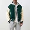 OEM Hurtowe Mężczyźni Varsity Kurtki Niestandardowe baseball Letterman Bomber Jacket 33 74