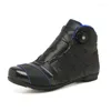 Chaussures de cyclisme bottes de Moto hommes Moto toutes saisons Motocross équitation course motocycliste motard Touring