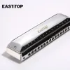 Instruments T1664C EASTTOP 16 hole chromatic harmonica professional performance with brass comb