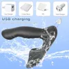 Dualmotor Prostata Massagebaste Swing Anal Plug Sex Toy Smart Heating App Steuerelement männlicher Masturbator -Buttspielzeug für Mann 240312