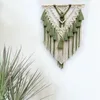 Decoratieve beeldjes handgeweven kleur macrame muurhangend ornament Boho ambachtelijke decoratie prachtig tapijt voor woonkamer decor