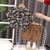 Clothing Sets New Summer Baby Boys Clothes Sets Fashion Cotton Full Printing T-shirts+Tooling Shorts 2pcs Kids Outfits for Infant Tracksuit