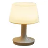 Veilleuses Petite lampe de bureau réglable col de cygne USB rechargeable table de gradation lampe de lecture de chevet pour la maison salle d'étude chambre à coucher