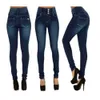 2024 New High Waist Fashionable Elastic Denim Leggings